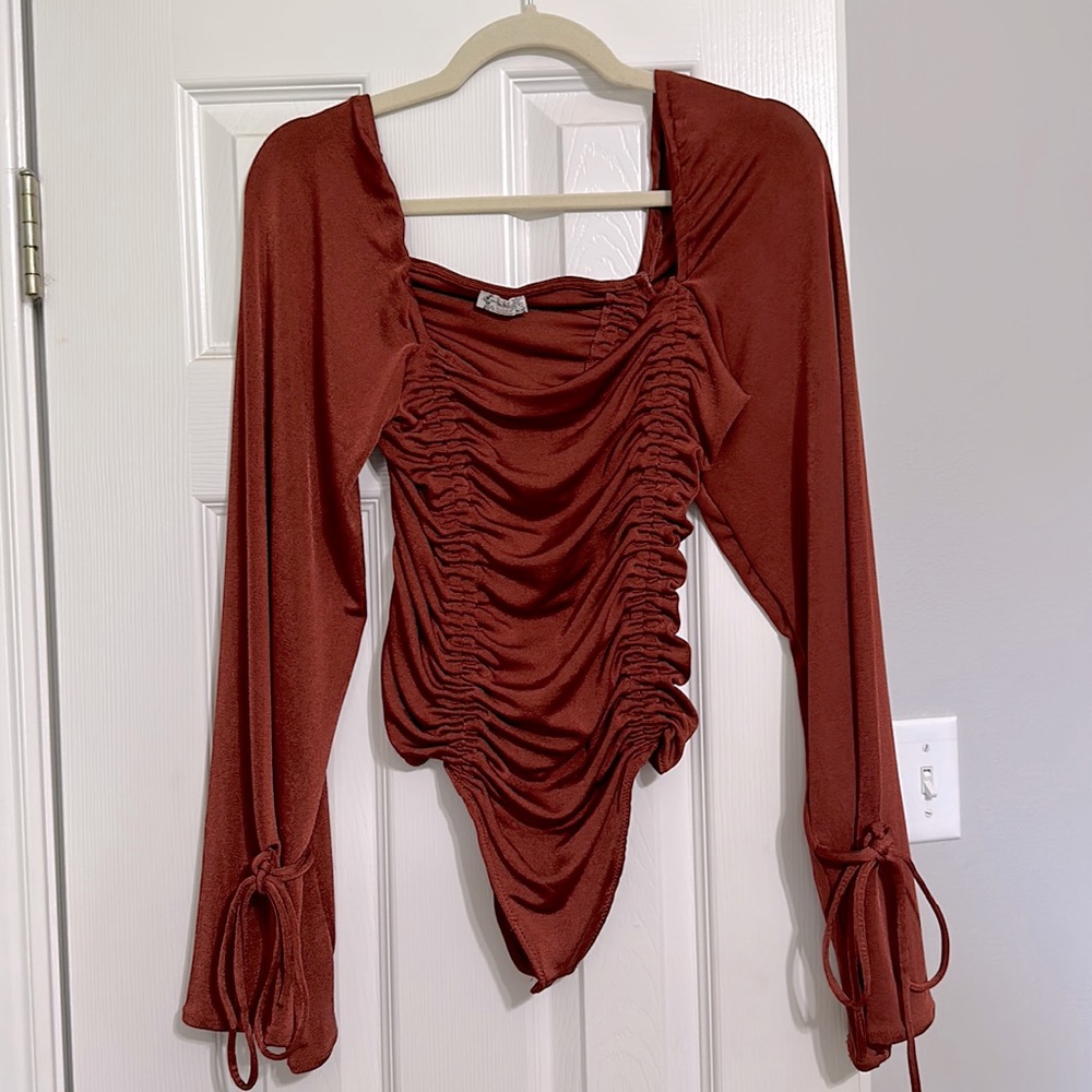 Free people ruched body suit